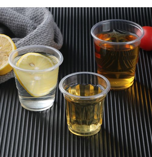 一次性杯子塑料杯批發(fā)透明加厚航空杯水杯中小號(hào)茶杯口杯家用商用
