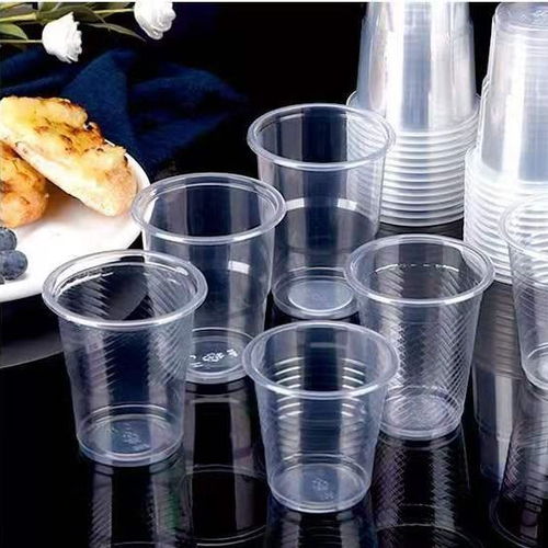 一次性杯子膠杯塑料杯批發(fā)餐飲杯加厚航空杯透明家用水杯整箱包郵