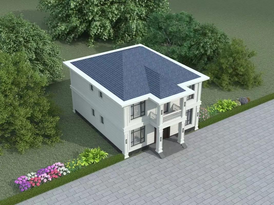 新中式風格下的農村別墅室內外同步裝修